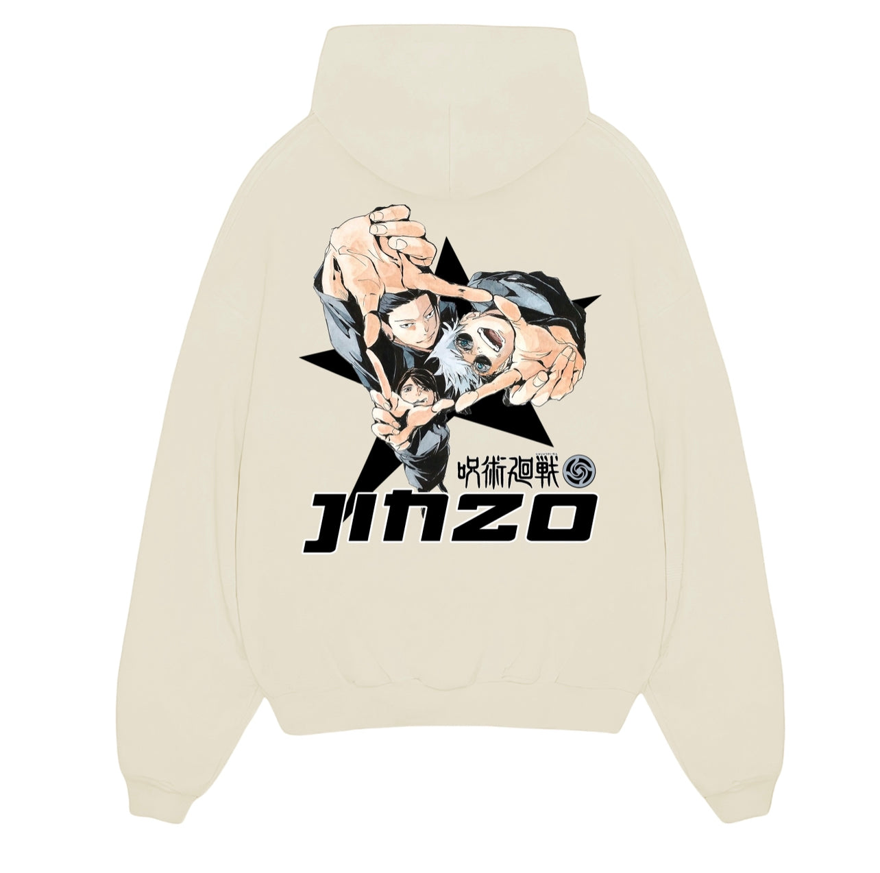 Friendship Trio - Jujutsu Kaisen Oversized Hoodie