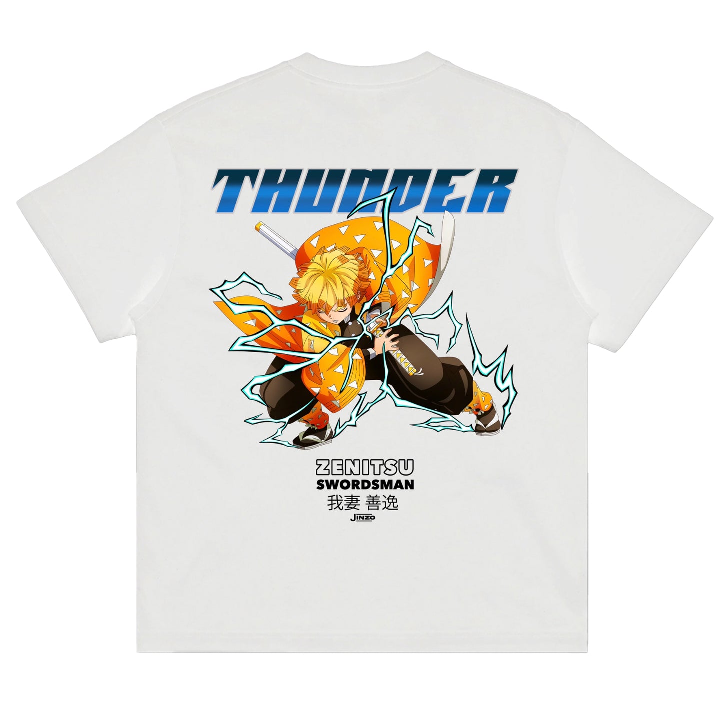 Zenitsu x Thunder - Demon Slayer Oversized Tee