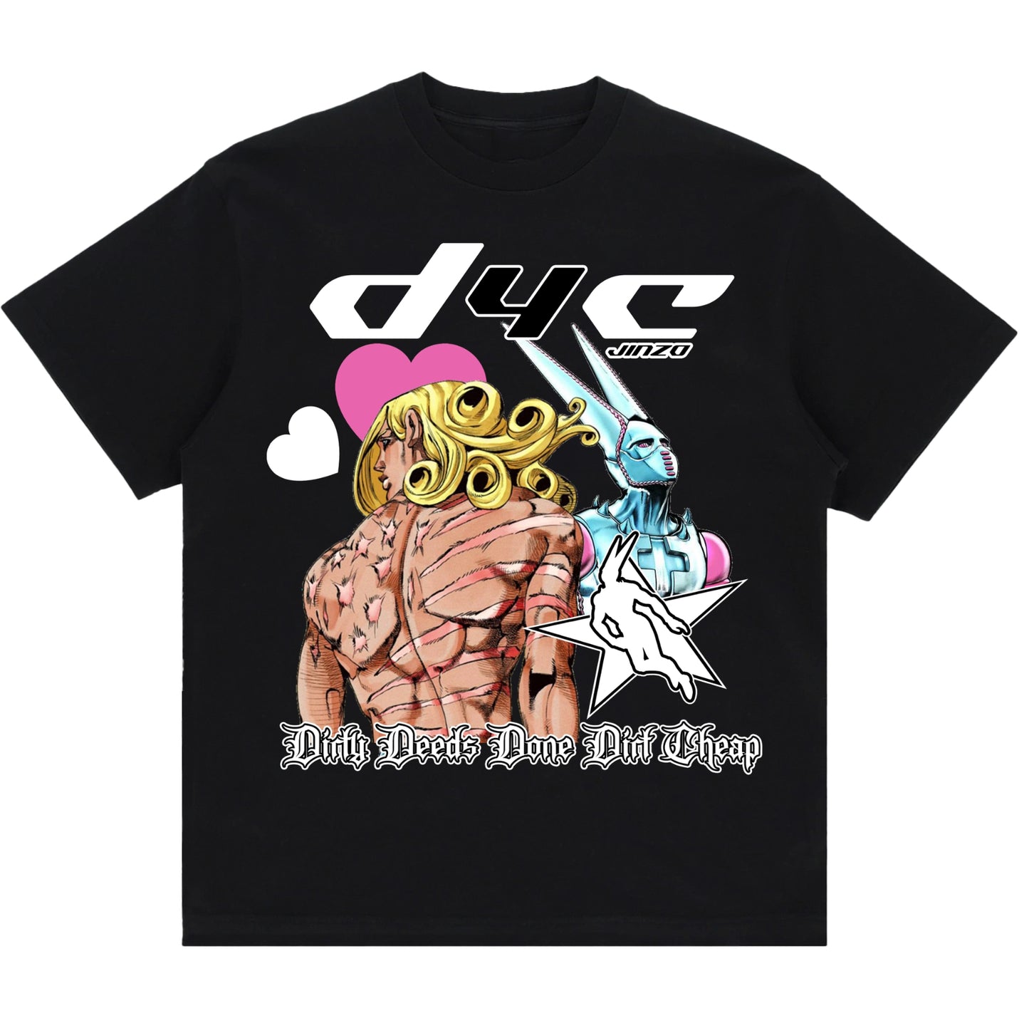 d4c - JoJo's Bizarre Adventure Oversized Tee