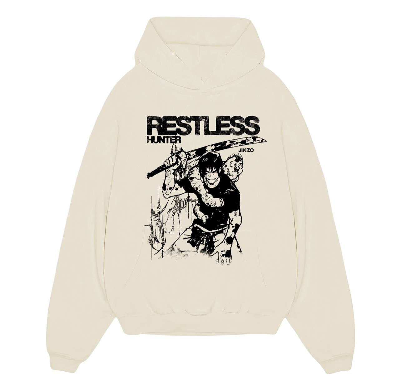 Restless - Jujutsu Kaisen Oversized Hoodie