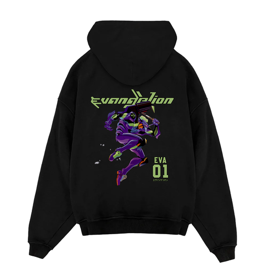 EVA 01 - Neon Genesis Evangelion Oversized Hoodie