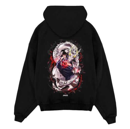 Kenjaku x Prison Realm - Jujutsu Kaisen Oversized Hoodie