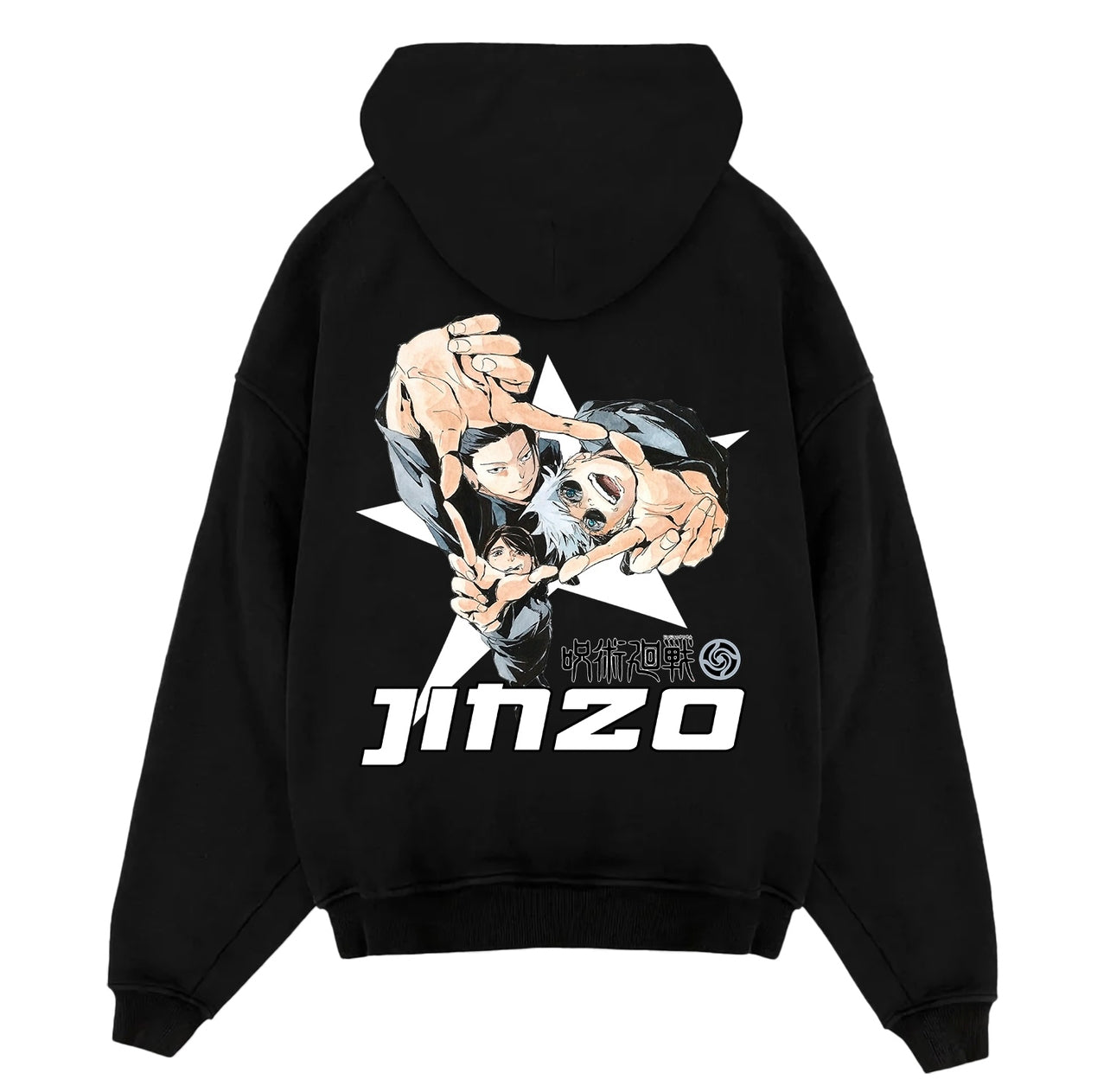 Friendship Trio - Jujutsu Kaisen Oversized Hoodie