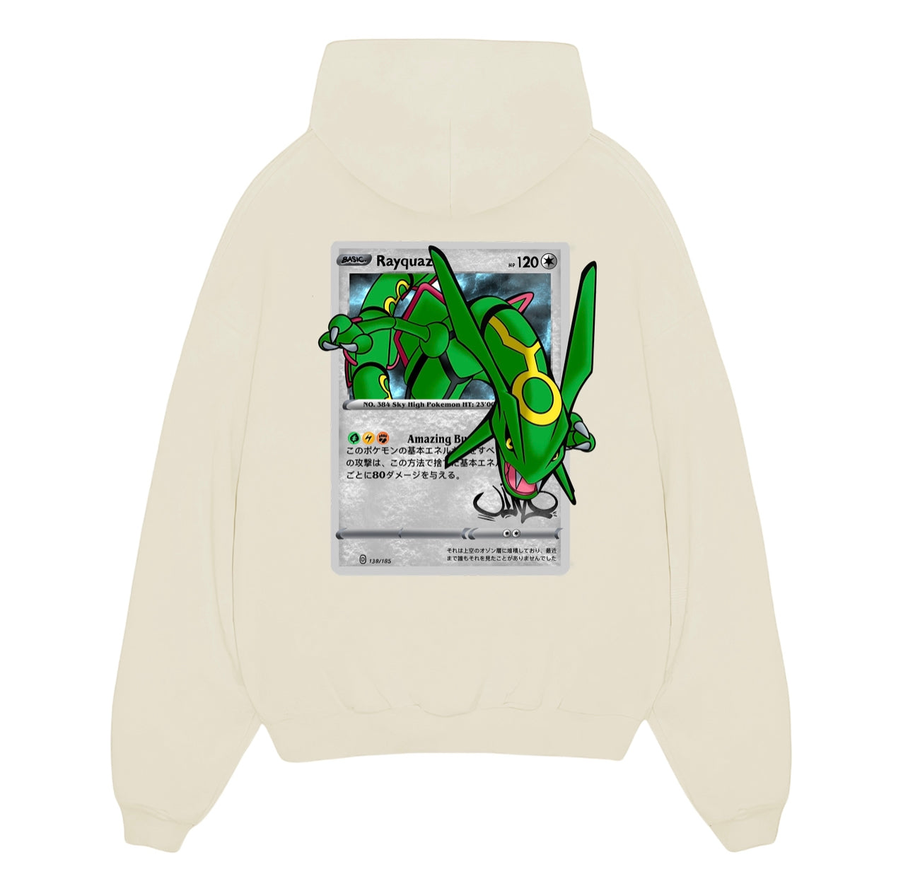 Rayquaza V1 - Pokémon Oversized Hoodie