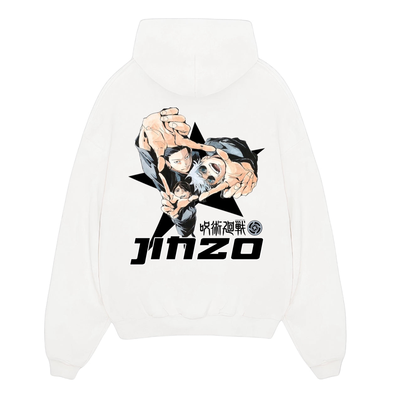 Friendship Trio - Jujutsu Kaisen Oversized Hoodie