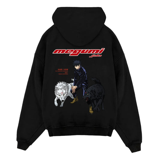 Megumi x Ten Shadows - Jujutsu Kaisen Oversized Hoodie