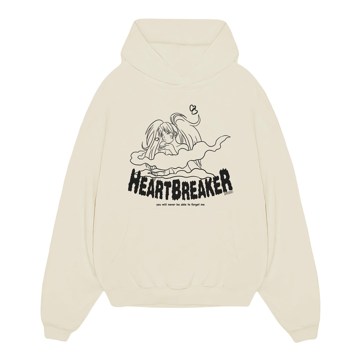 Heartbreaker Jutsu - Naruto Oversized Hoodie