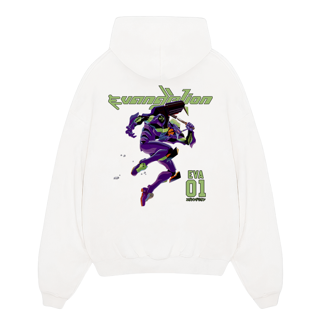 EVA 01 - Neon Genesis Evangelion Oversized Hoodie