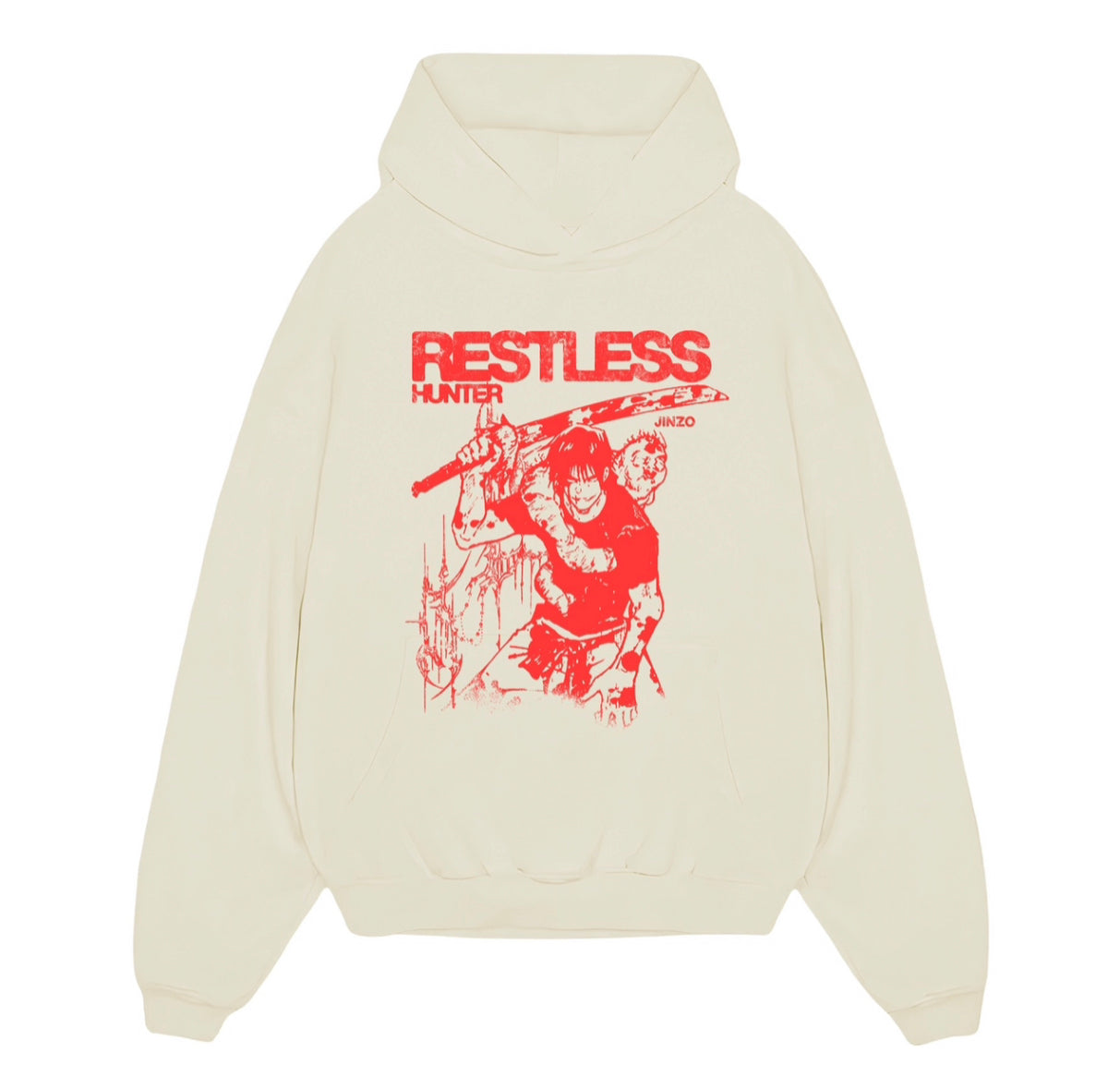 Restless 2 - Jujutsu Kaisen Oversized Hoodie