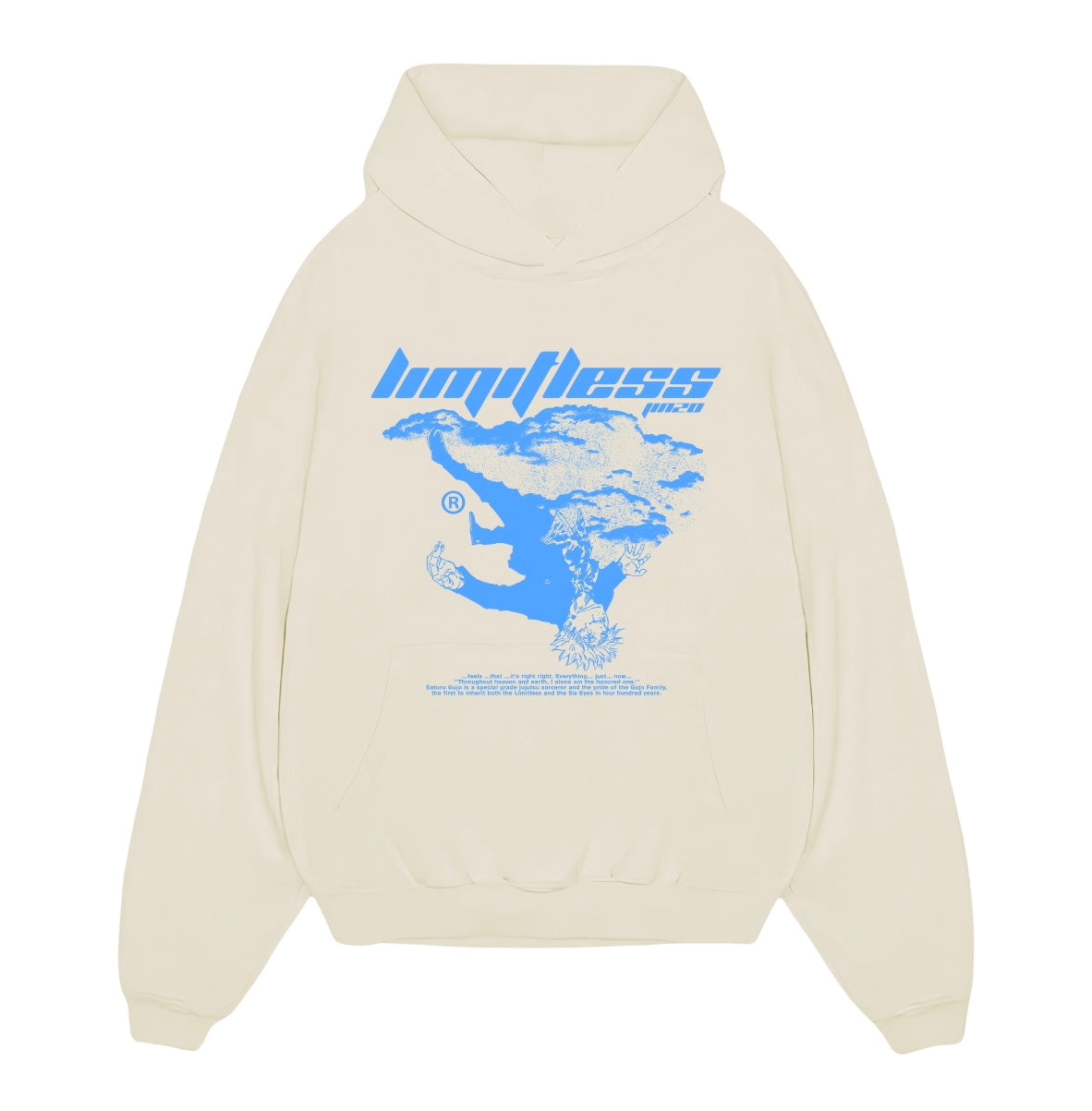 Limitless 2 - Jujutsu Kaisen Oversized Hoodie