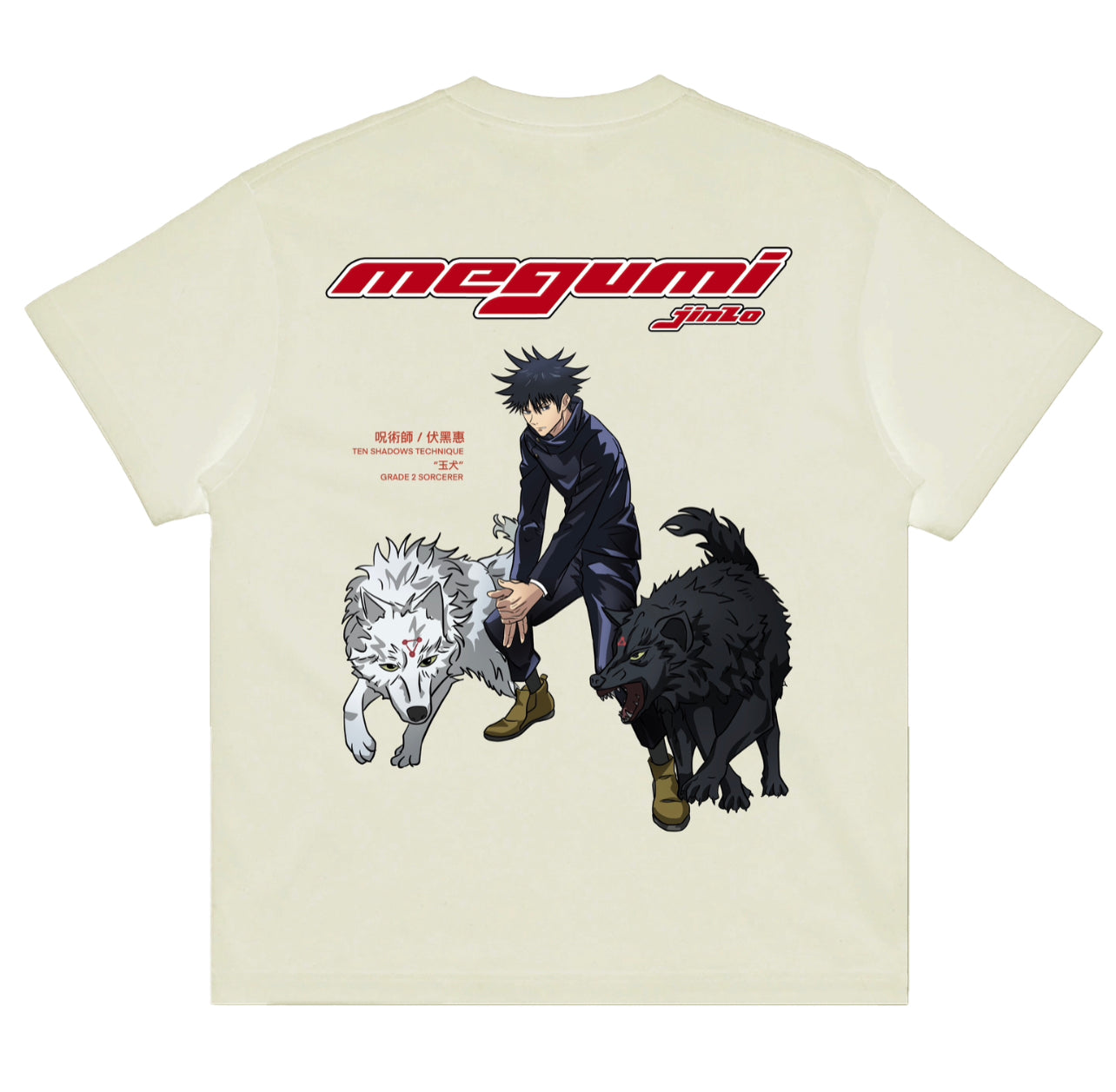 Megumi x Ten Shadows - Jujutsu Kaisen Oversized Tee