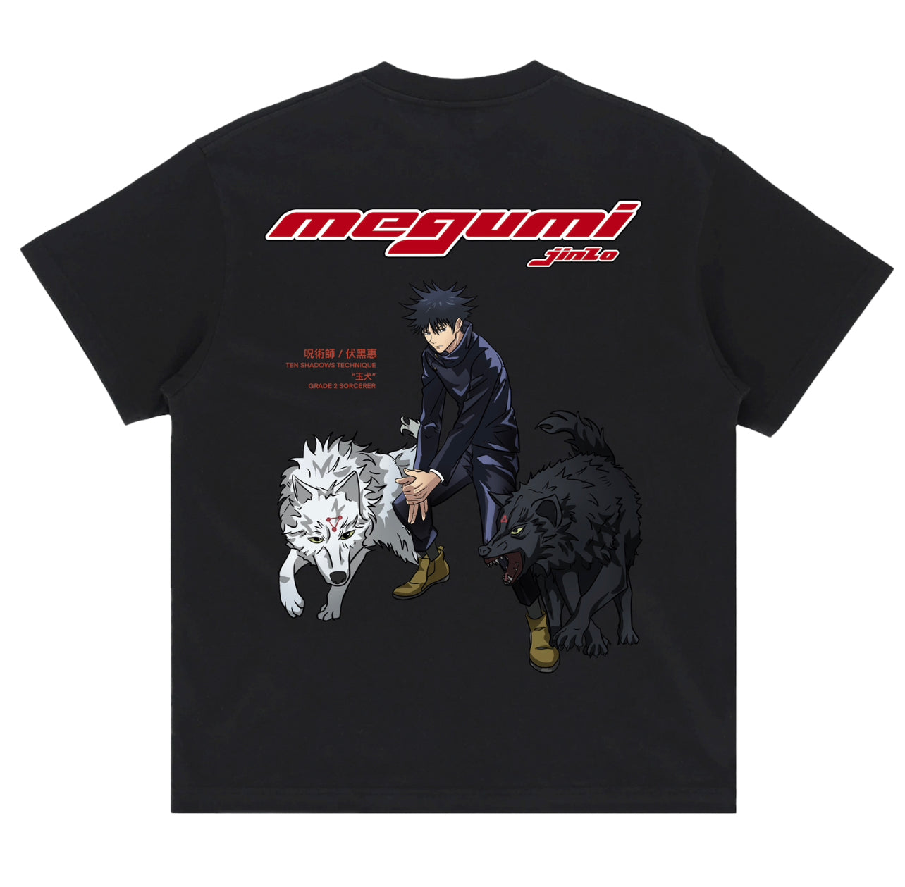 Megumi x Ten Shadows - Jujutsu Kaisen Oversized Tee