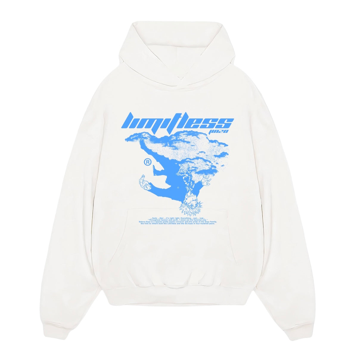 Limitless 2 - Jujutsu Kaisen Oversized Hoodie