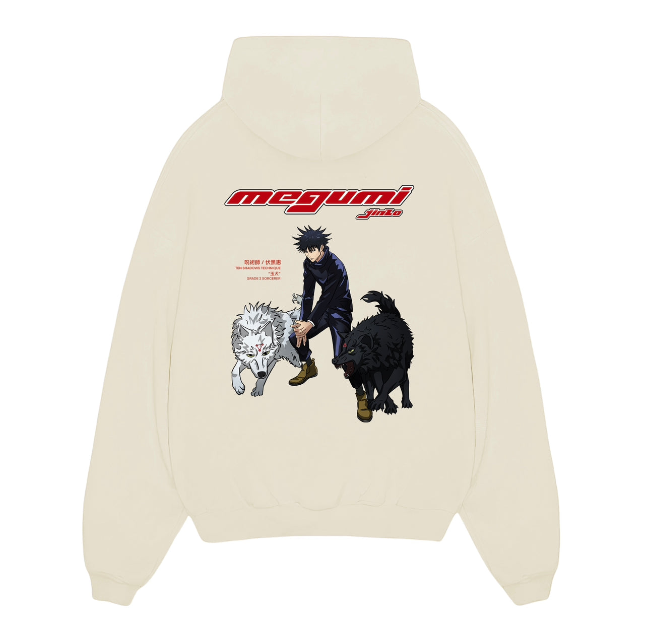 Megumi x Ten Shadows - Jujutsu Kaisen Oversized Hoodie