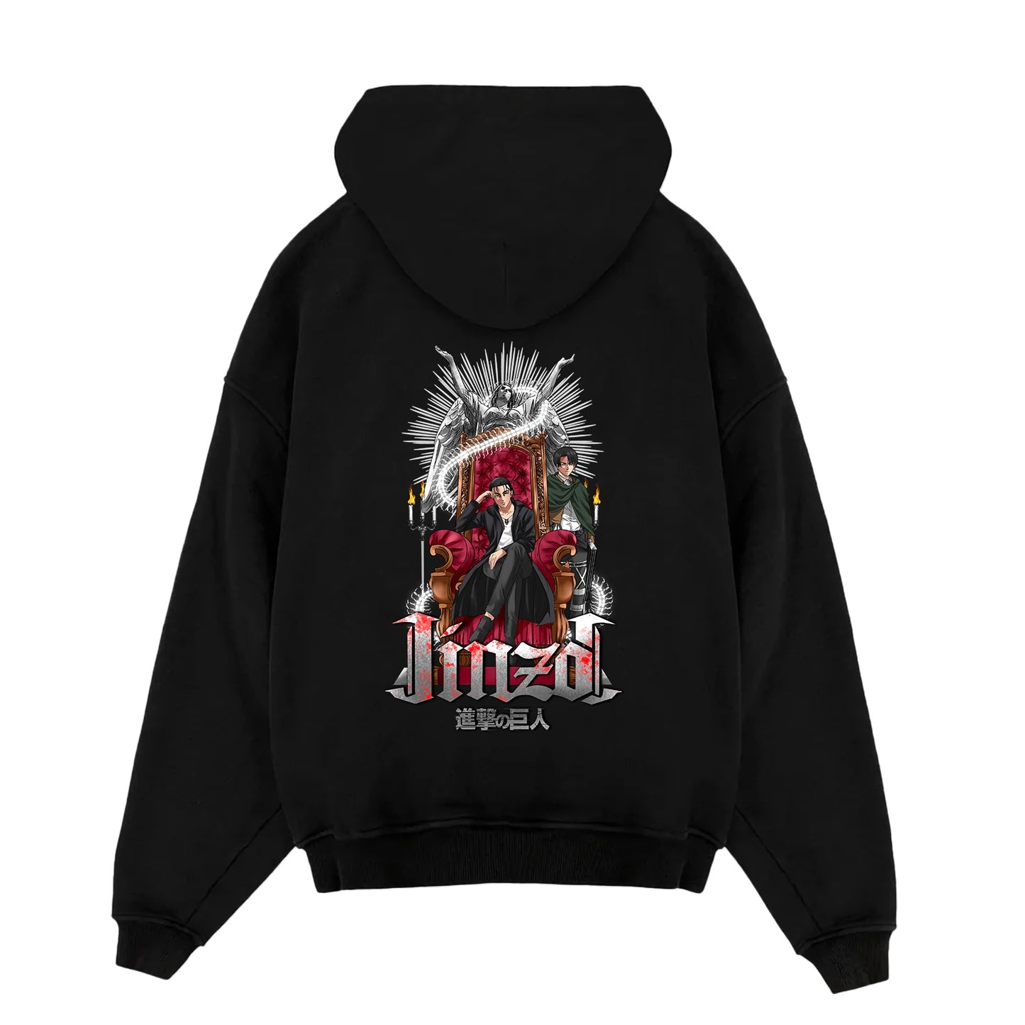 Eren x Levi - Attack on Titan Oversized Hoodie