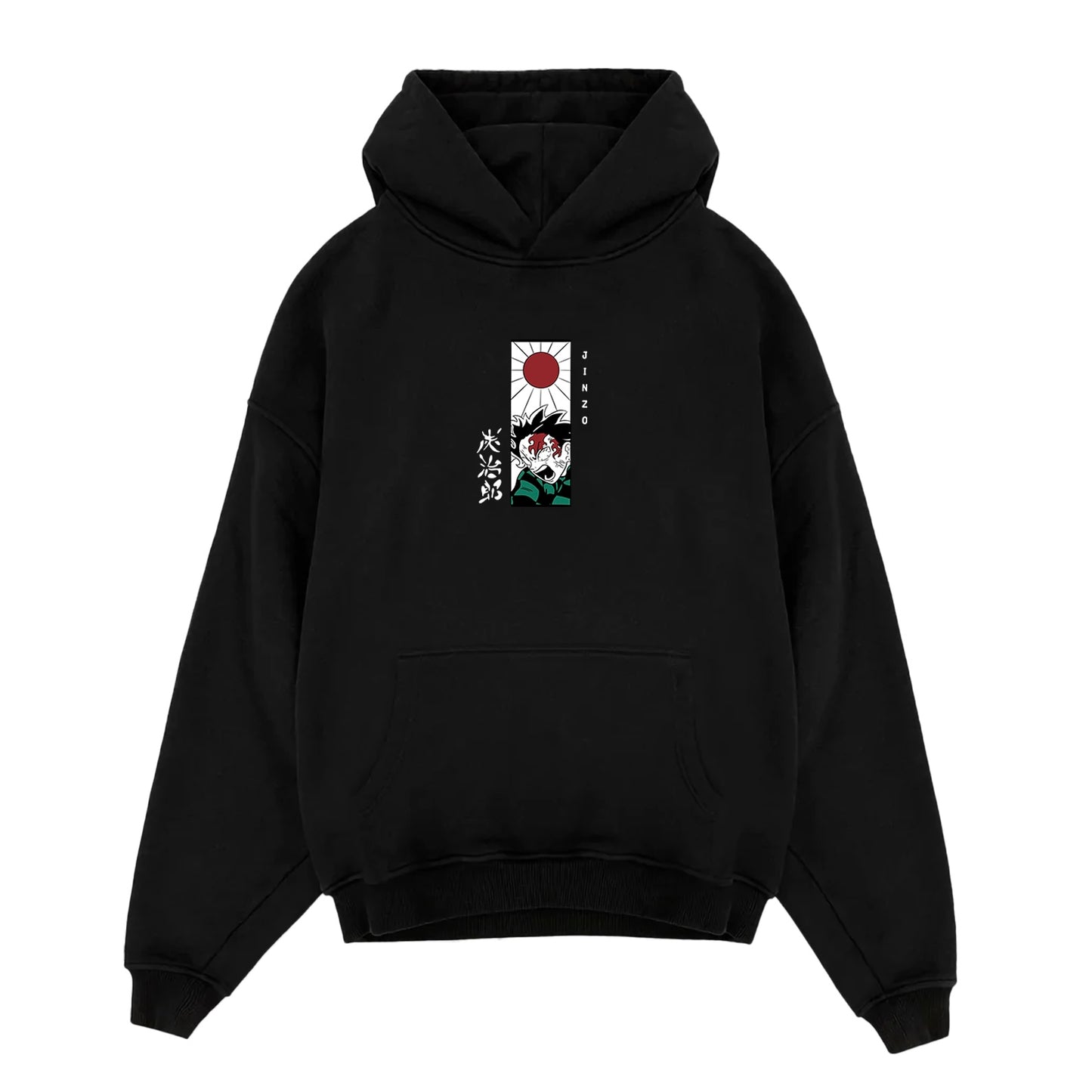 Tanjiro x Hanafuda - Demon Slayer Oversized Hoodie