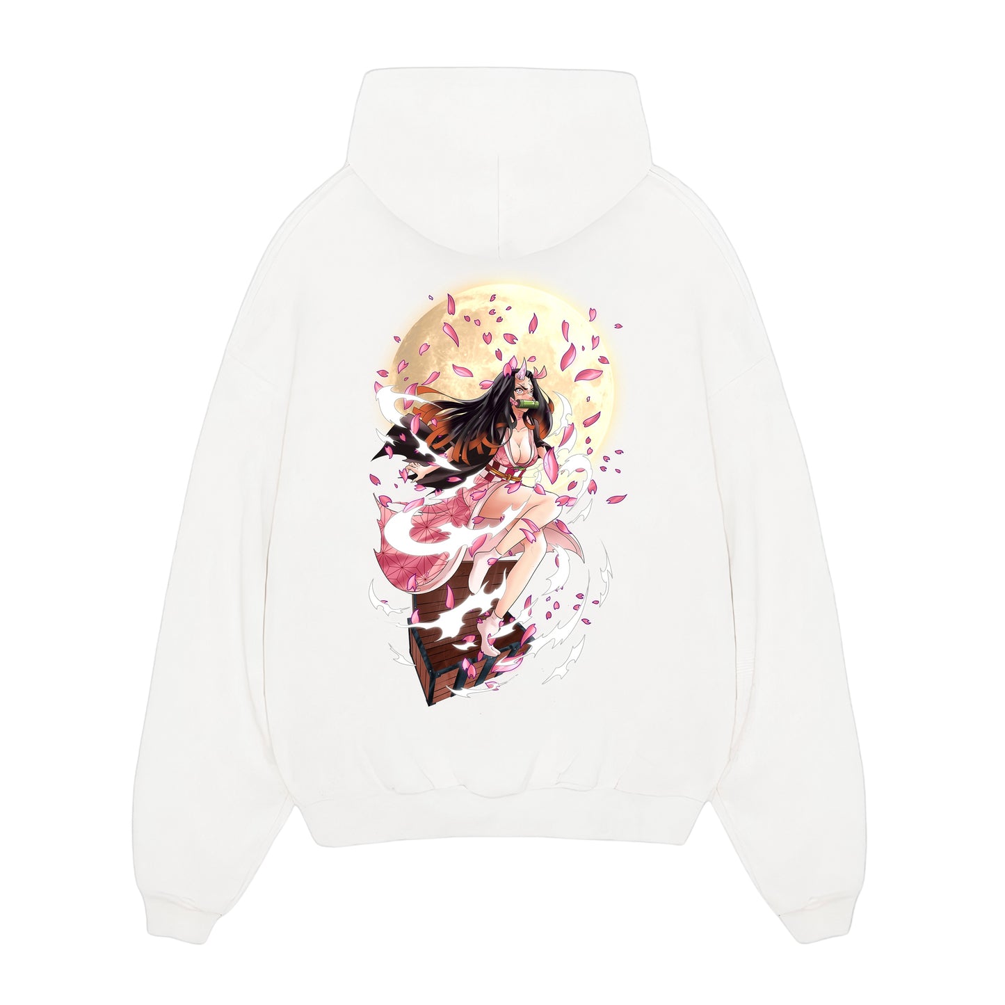 Nezuko x Moon - Demon Slayer Oversized Hoodie