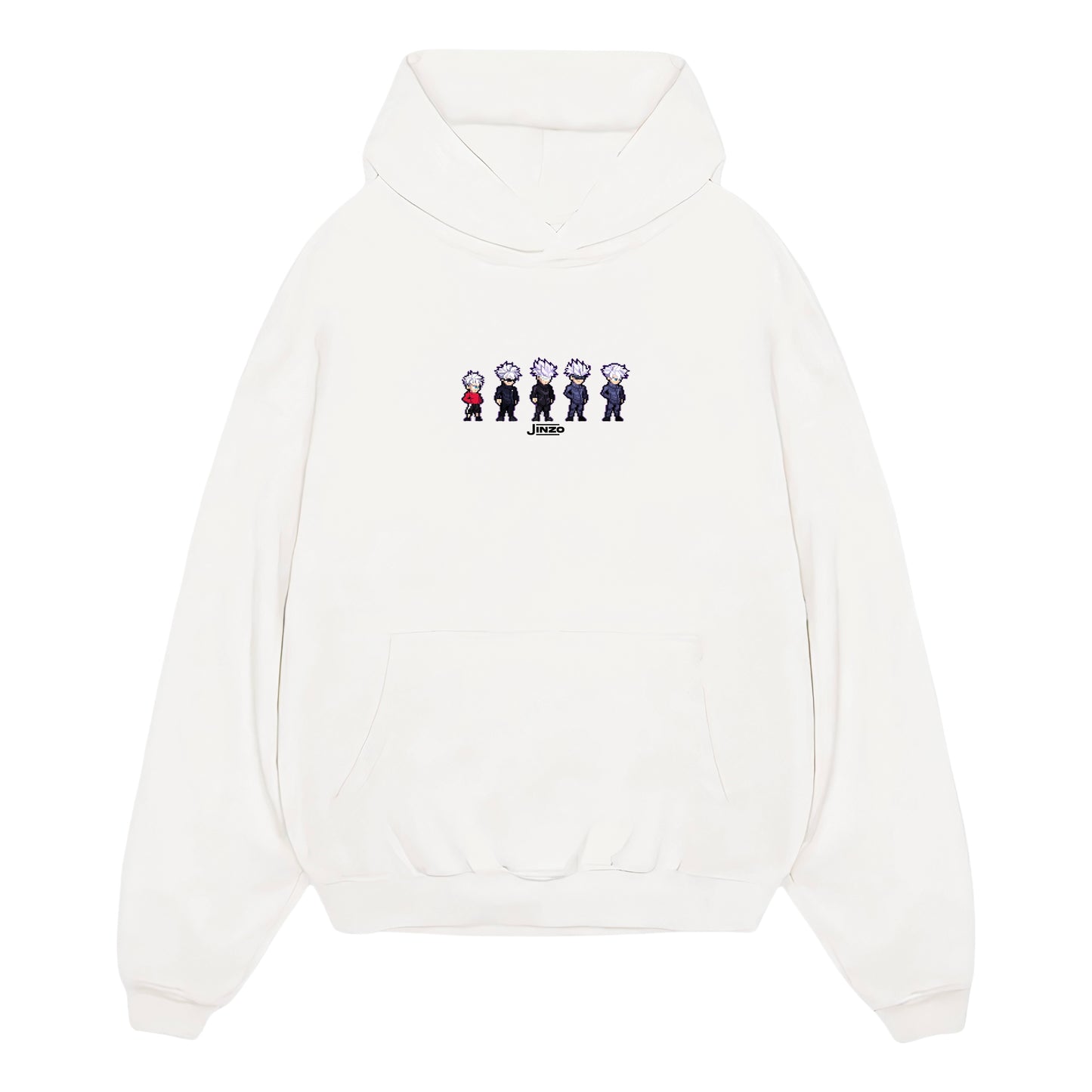 Pixel Gojo - Jujutsu Kaisen Oversized Hoodie