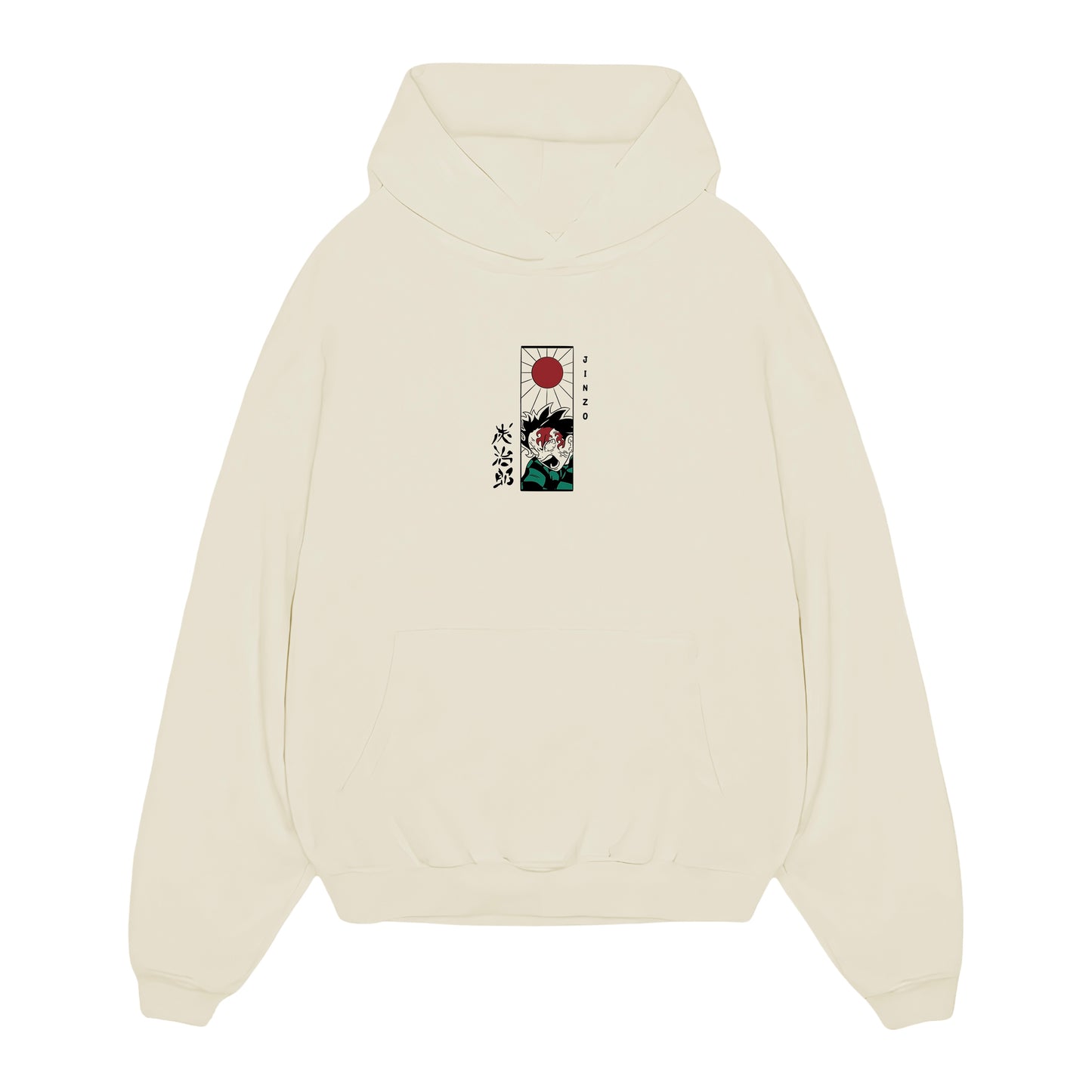 Tanjiro x Hanafuda - Demon Slayer Oversized Hoodie