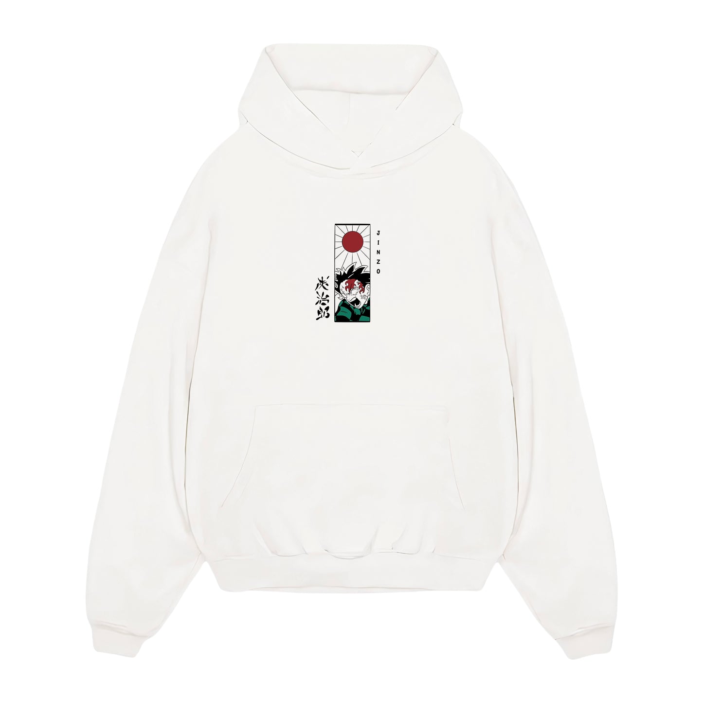 Tanjiro x Hanafuda - Demon Slayer Oversized Hoodie