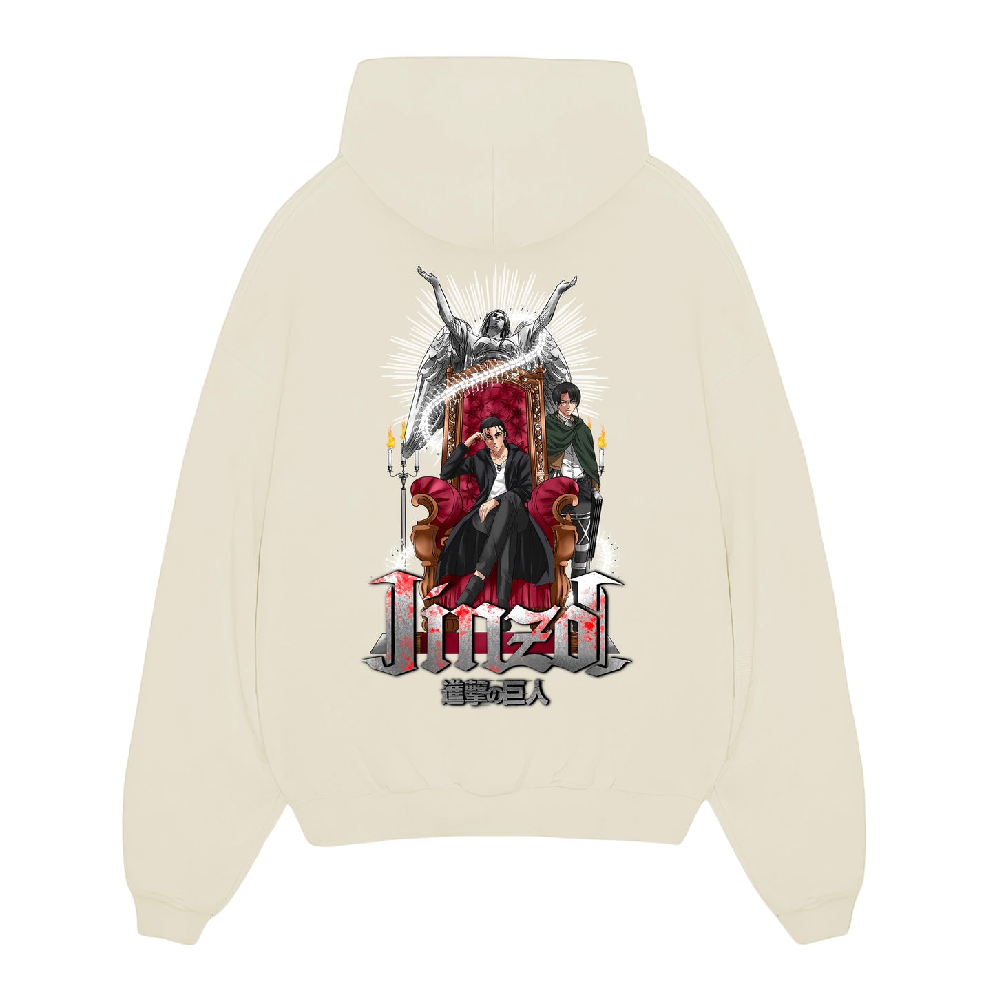 Eren x Levi - Attack on Titan Oversized Hoodie